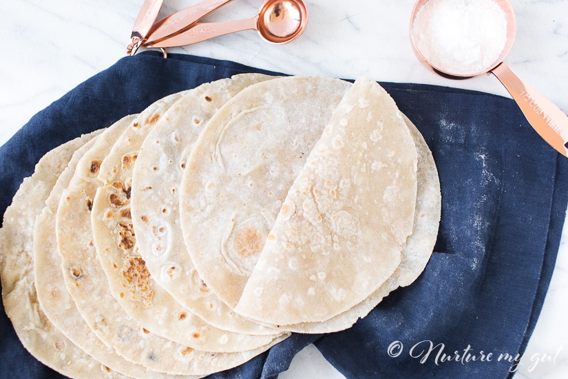 Quick Gluten Free Flour Tortillas for Tacos, Burritos, & School Lunches